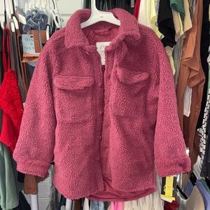 art class Pink Fleece Kids Jacket